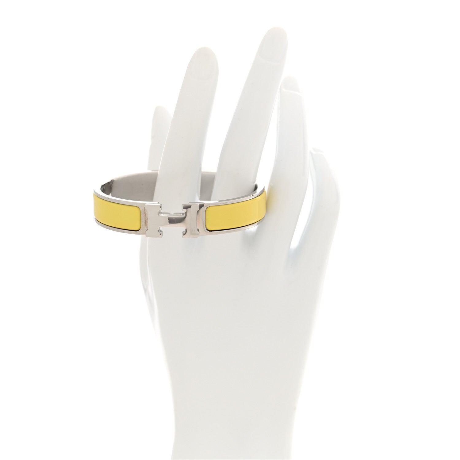 エルメス エナメル ナロウ Clic Clac H ブレスレット PM イエ Tennis (代金引換)