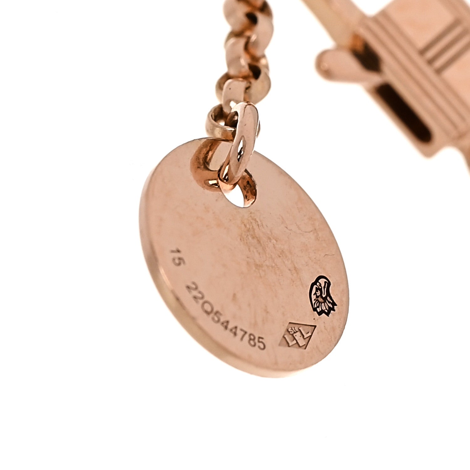 エルメス 18K ローズゴールド ダイヤモンド クル ド ア ブレスレット (代金引換)
