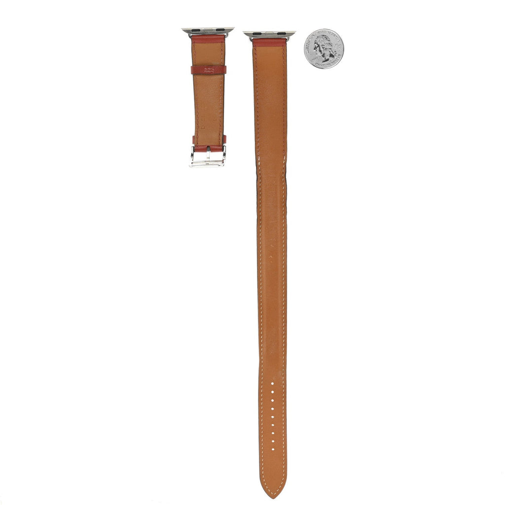 エルメス スウィフト カヴァレリア プリント 40mm アップル ダブルトゥール ウォッチストラップ (代金引換)