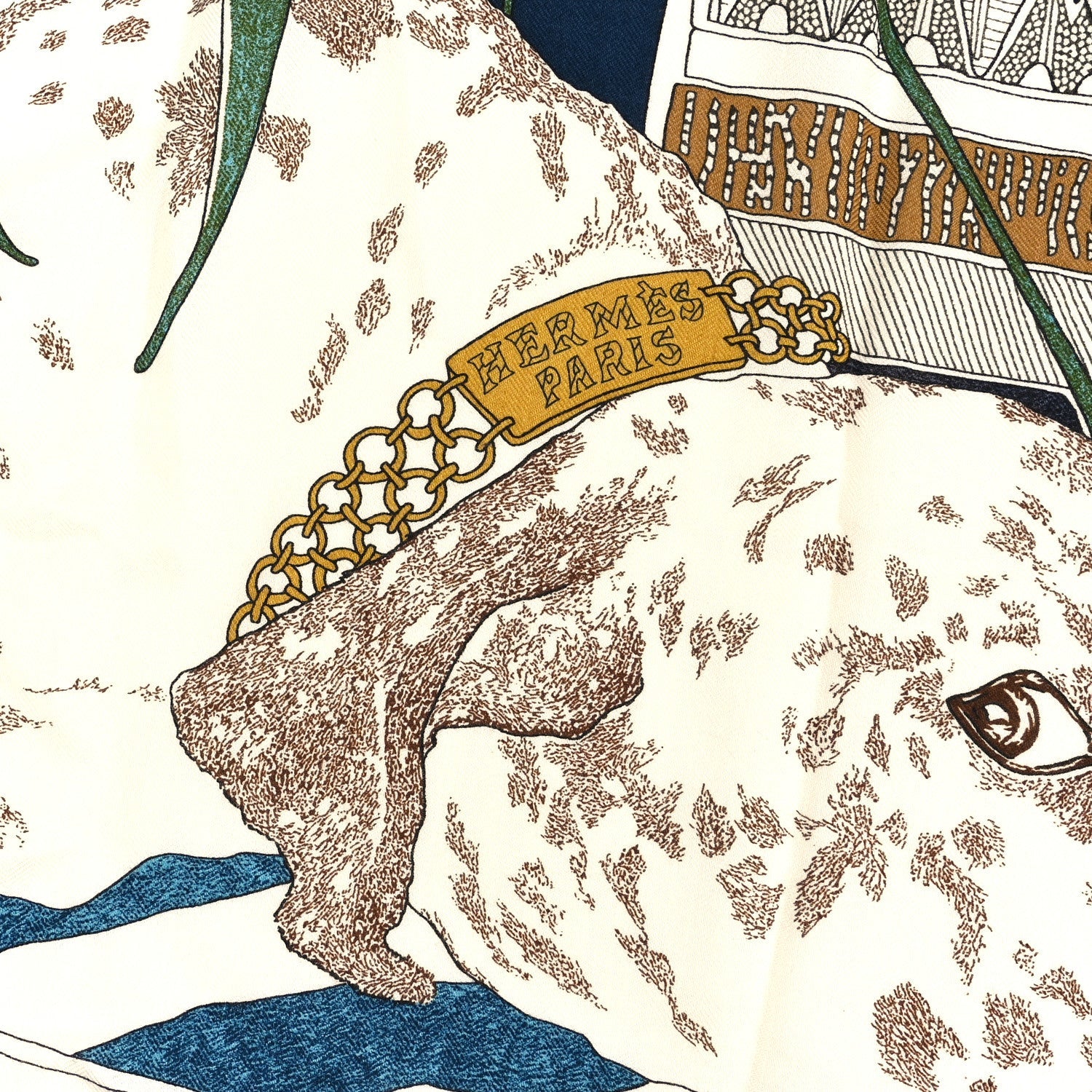 エルメス カシミヤ シルク ランデブー シェ ショール 140 ブルー グリーン ブリック (代金引換)