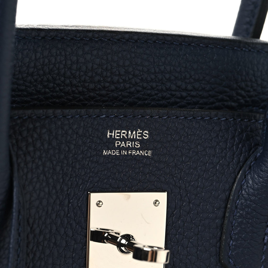 エルメス トゴ バーキン 30 ブルー ヌイット (代金引換)
