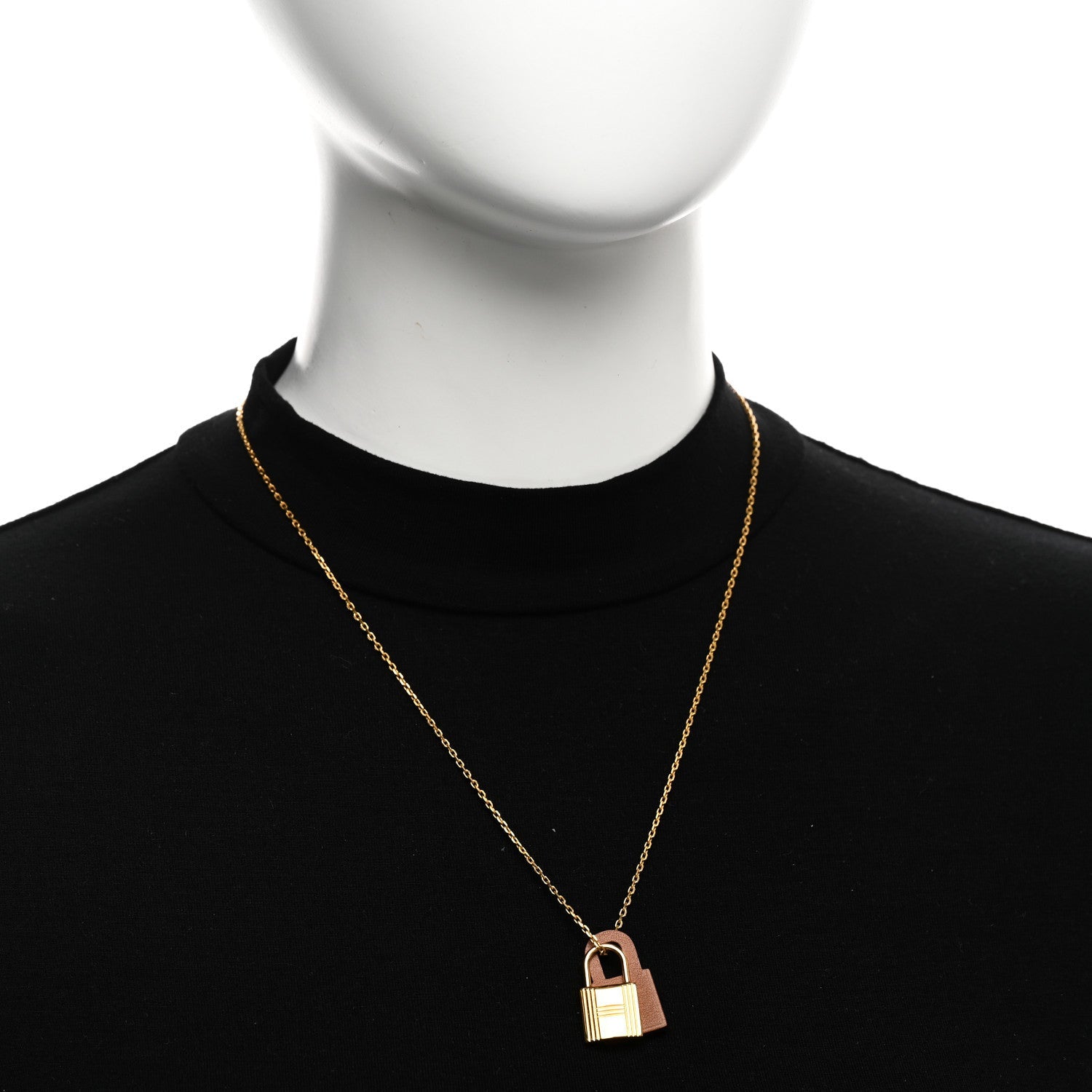 エルメス スイフト 小 O'Kelly ペンダント ネックレス ゴールド (代金引換)