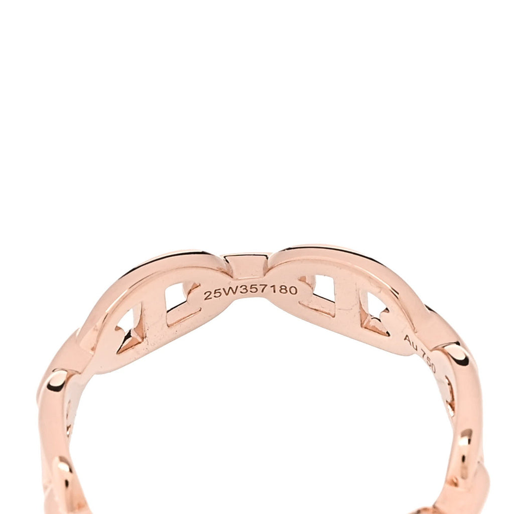 エルメス 18K ローズゴールド PM チェーンドアンクル エンチャインリング 54 (代金引換)