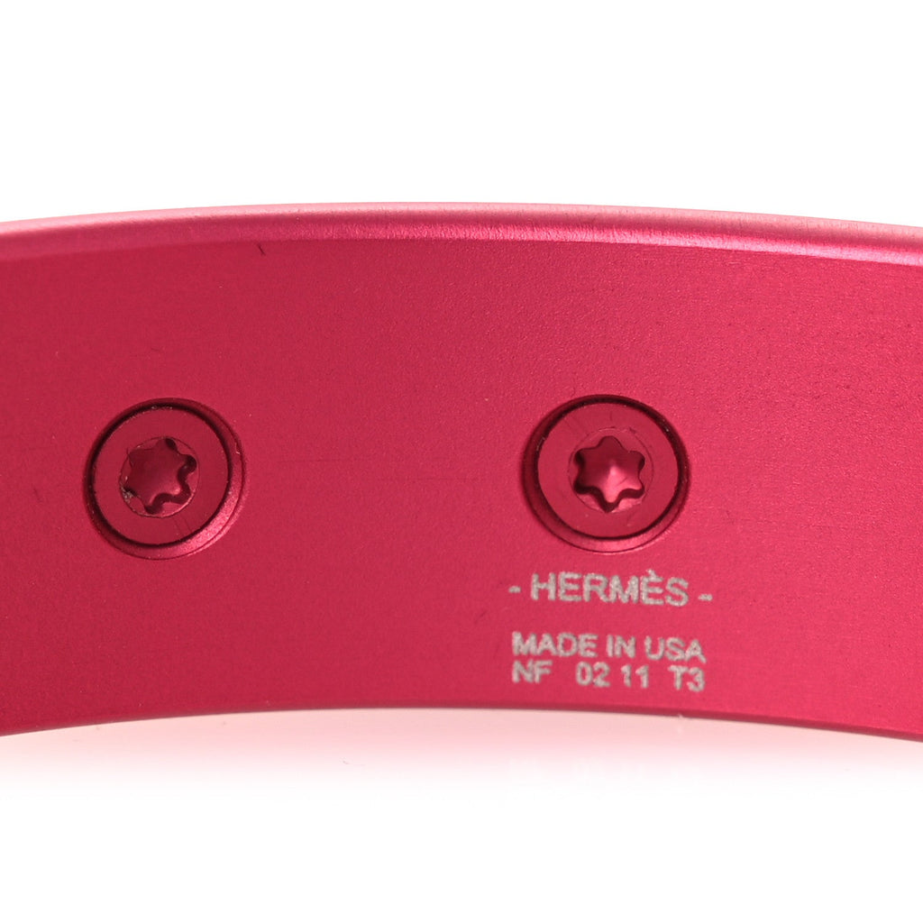 エルメス アルミニウム サンセット メドール ブレスレット T3 ローズクチュール (代金引換)