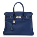 エルメス トリオンル ノビリオ シー サーフ バーキン 35 ブルー サファイア (代金引換)