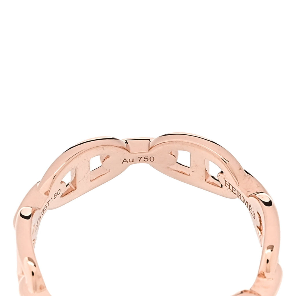 エルメス 18K ローズゴールド PM チェーンドアンクル エンチャインリング 54 (代金引換)