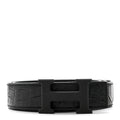 エルメス マット ポロスス クロコダイル モノクローム 24mm ミニ コンスタンス H ベルト 105 42 ブラック (代金引換)