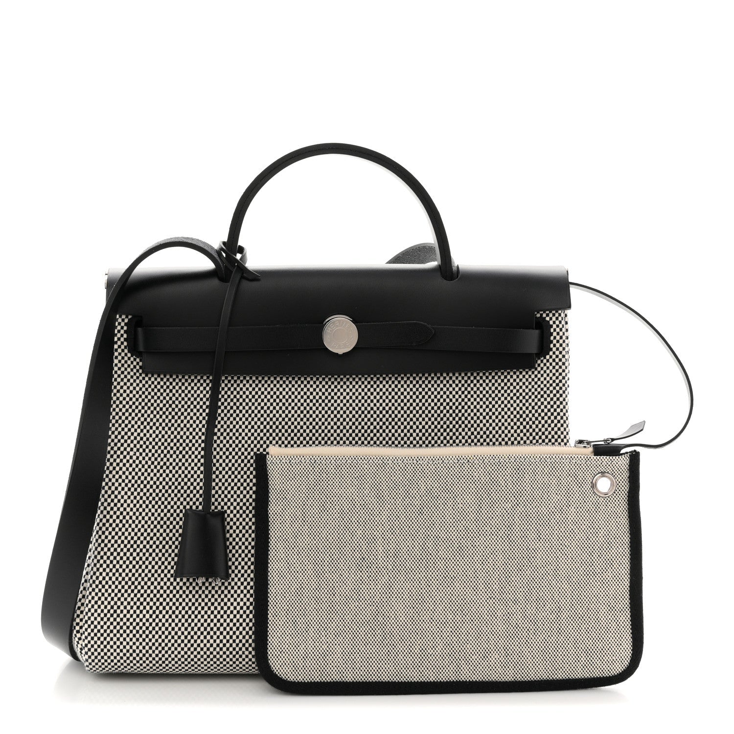 エルメス ヴァッシュ ハンター クロス ヴィンゲ Herbag Zip リターン 31 PM エクリュ ブラック (代金引換)