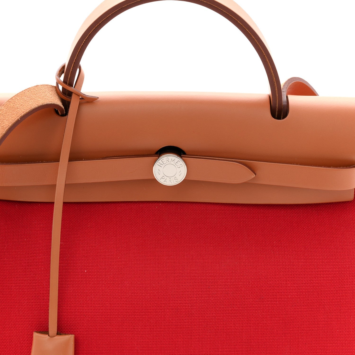 エルメス ヴァッシュ ハンター トワイル Herbag Zip 31 PM ルージュトマト ナチュラル (代金引換)