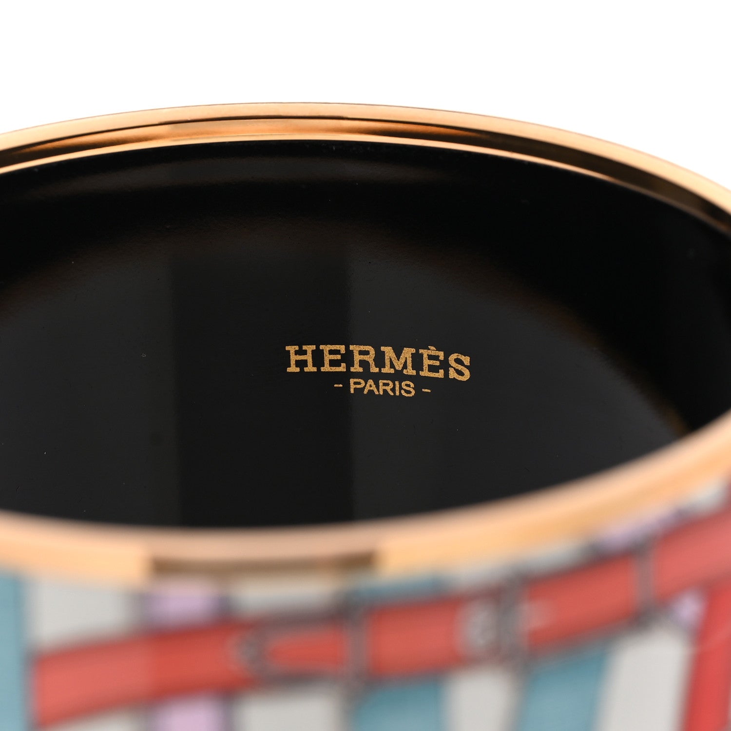 エルメス エナメルプリントエクストラワイドブレスレット 65 (代金引換)