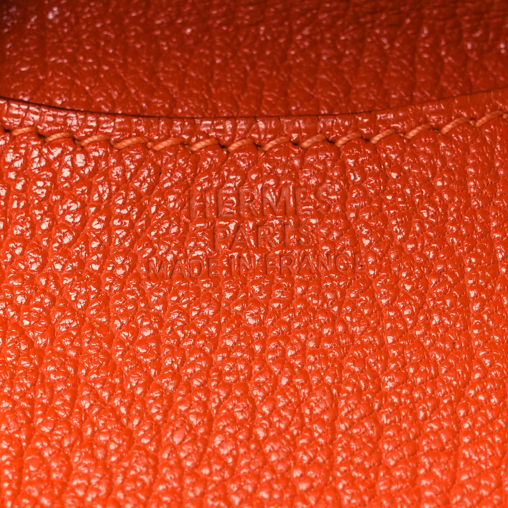 エルメス シェーブル ミソア コインパース オレンジ (代金引換)