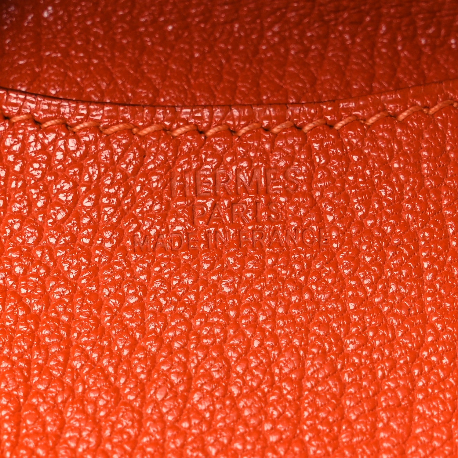 エルメス シェーブル ミソア コインパース オレンジ (代金引換)